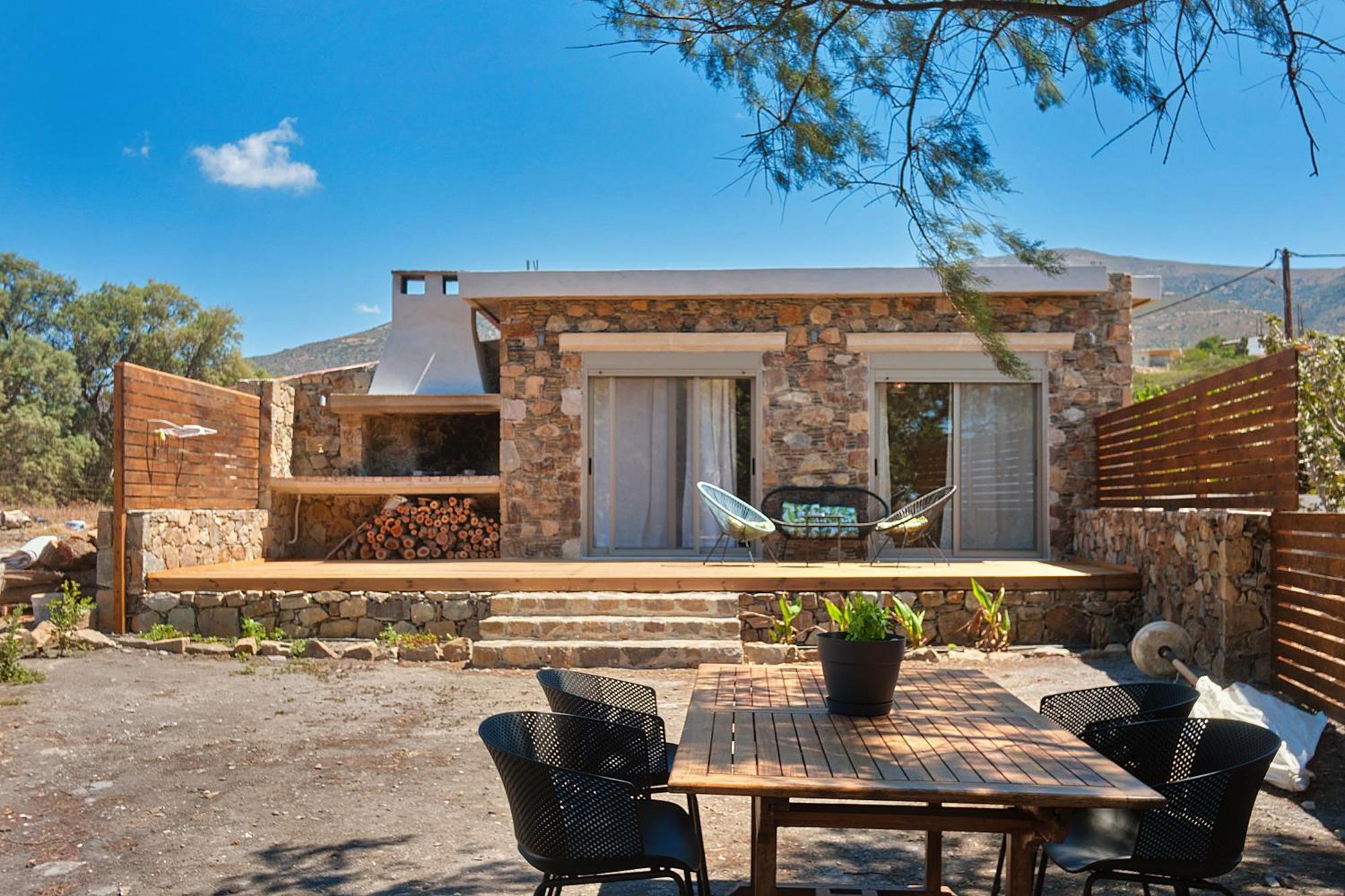 Mekia'S Beach House Livadia  外观 照片